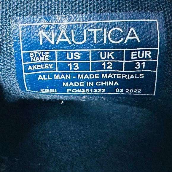 Nautica Brown Slip-On Kids Shoes with Elastic Panels - Picture 7 of 7